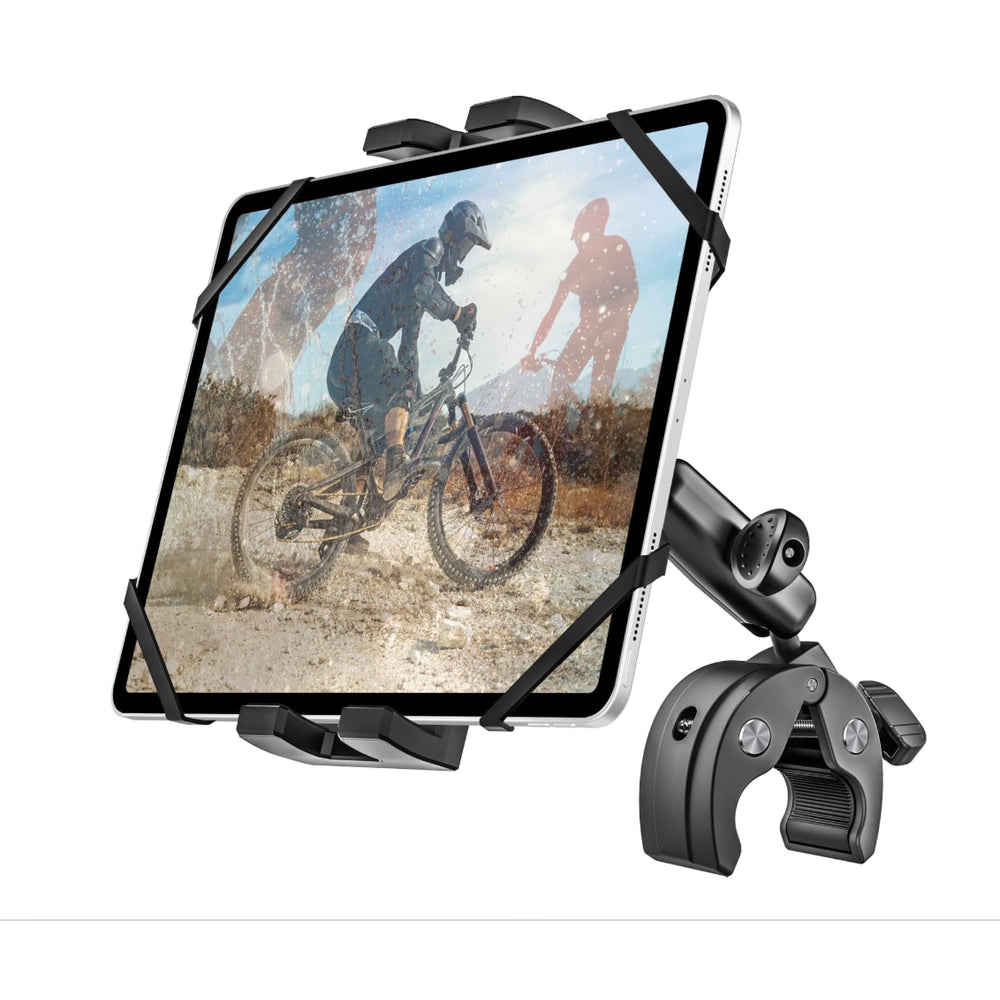 Woleyi Metal Tablet Mount – 360° Adjustable Handlebar Clamp