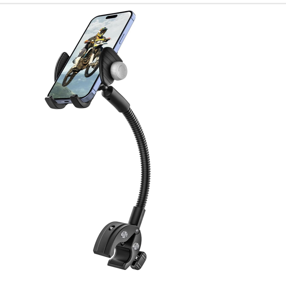 Woleyi Gooseneck Phone Holder – Wheelchair, Stroller & Multi-Use Mount